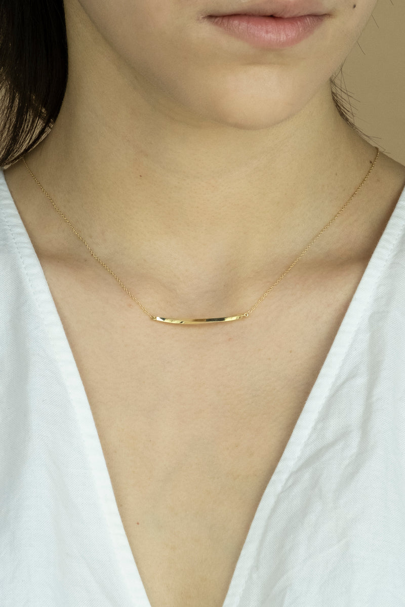 Helix Necklace Medium Solid Gold