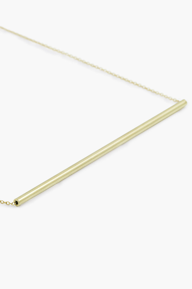 Flare Necklace Solid Gold
