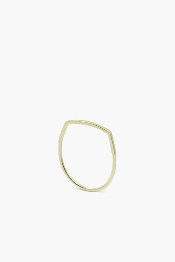 Podium Ring Small Solid Gold