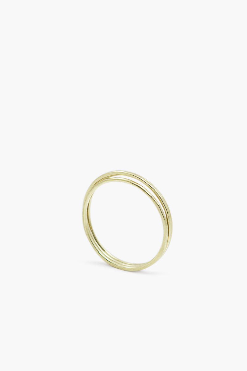 Torque Pinkie Ring Solid Gold